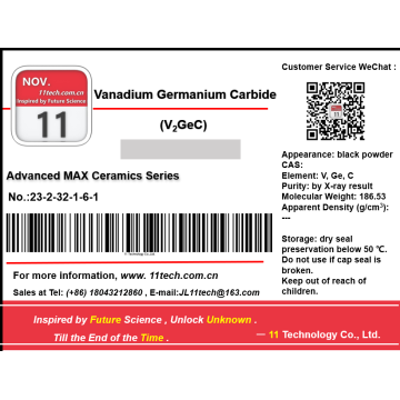 Superfine Vanadium germanium karbon max v2gec serbuk